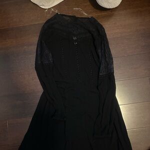 American Rag Black Long Sleeve Dress